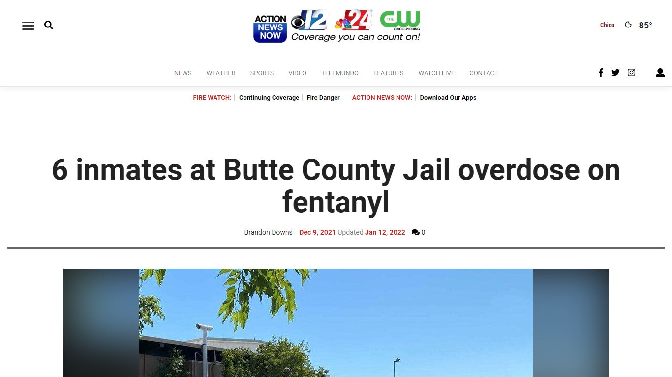 6 inmates at Butte County Jail overdose on fentanyl